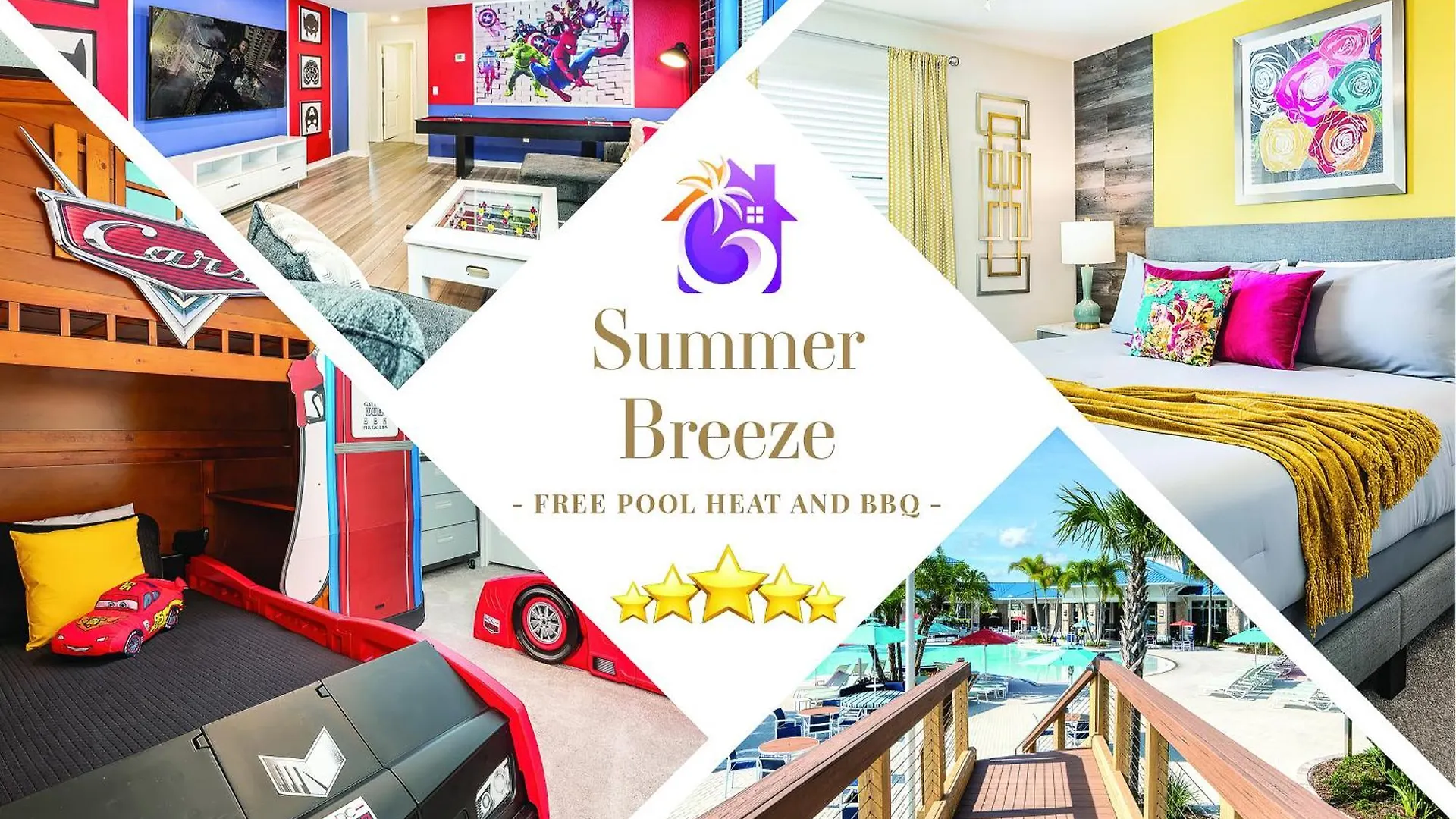 Summer Breeze - Arcade, Game Room, Free Pool Heat Davenport